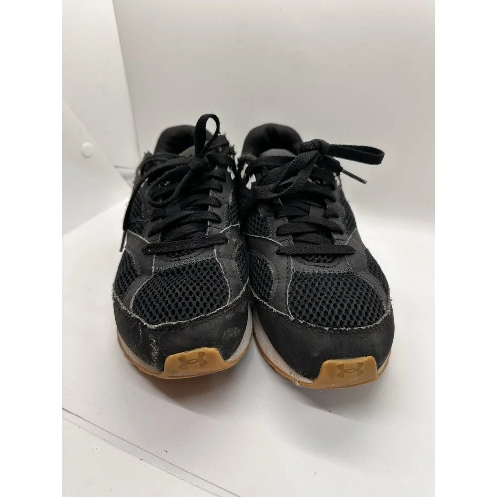Under Armour Kids Jogger Sneakers Black‎ Gum Sole Youth Size 5.5